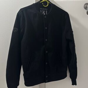 Fried Denim Black Bomber Jacket
